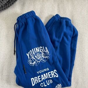 YoungLA Women's Royal Blue Joggers